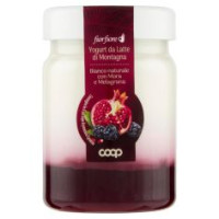Yogurt Da Latte Di Montagna Bianco Naturale Con Mora E Melagrana 150 G