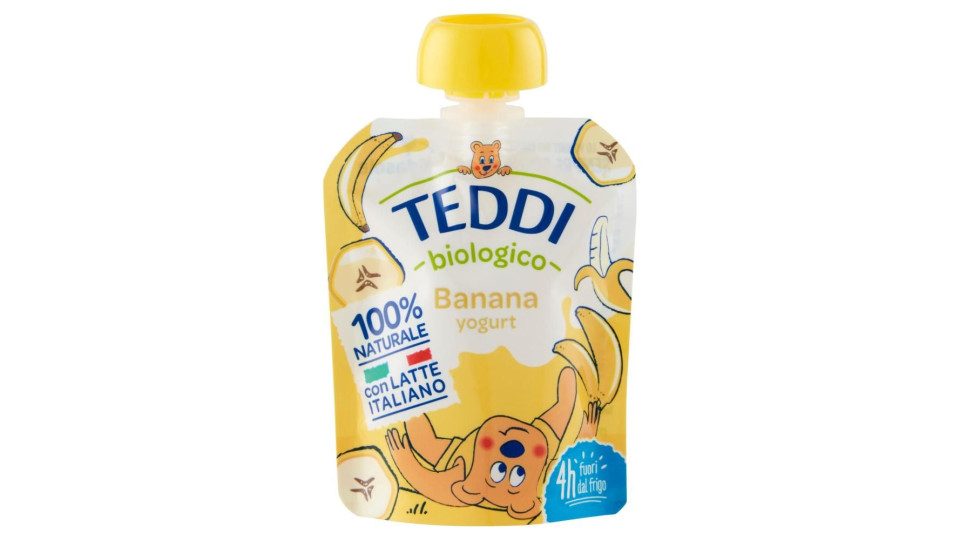 Teddi Biologico Banana Yogurt 85 G