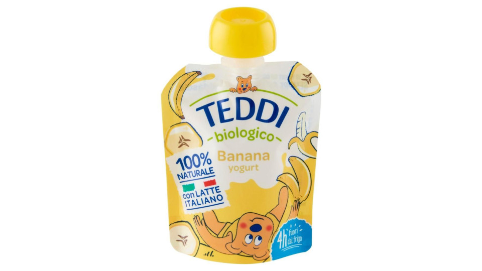Teddi Biologico Banana Yogurt 85 G