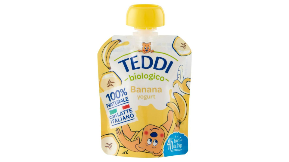 Teddi Biologico Banana Yogurt 85 G