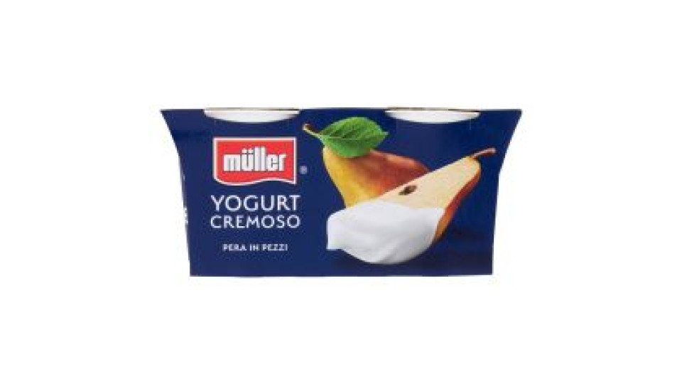 Müller Yogurt Cremoso Pera In Pezzi 2 X 125 G