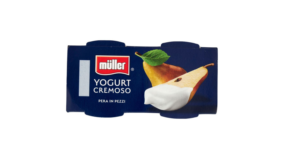 Müller Yogurt Cremoso Pera In Pezzi 2 X 125 G