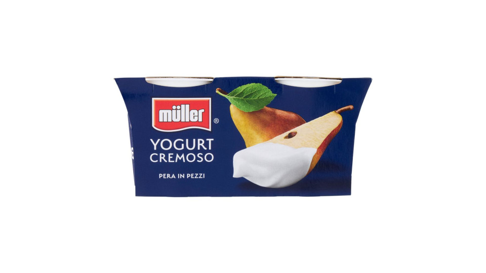 Müller Yogurt Cremoso Pera In Pezzi 2 X 125 G