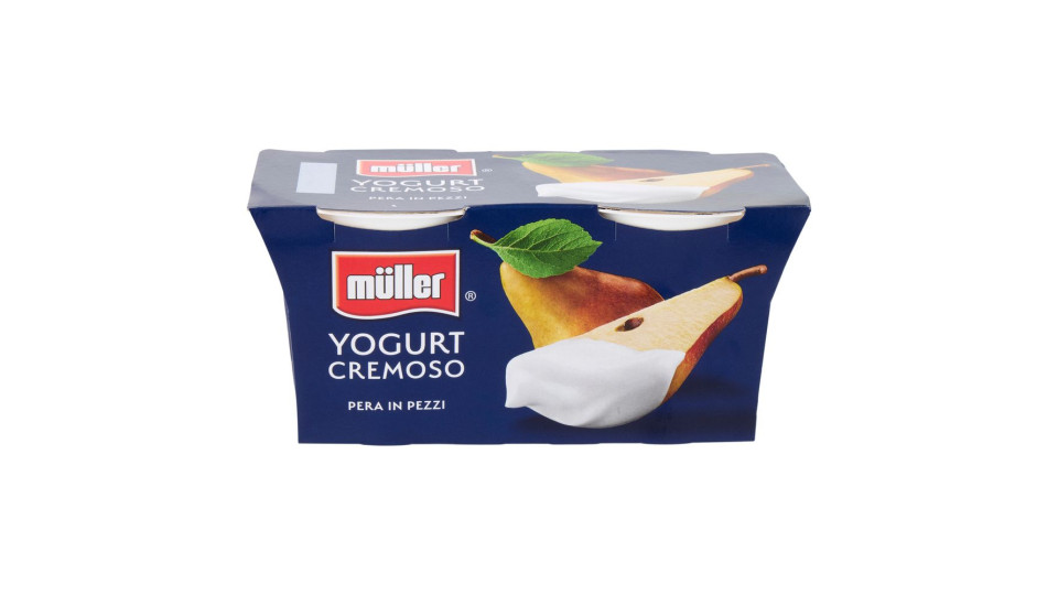 Müller Yogurt Cremoso Pera In Pezzi 2 X 125 G