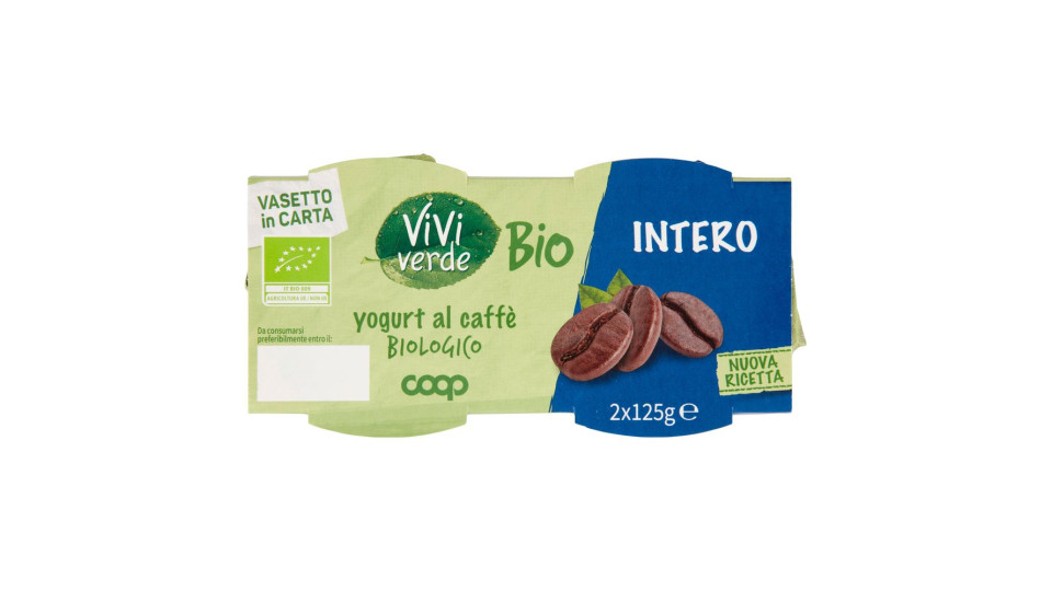 Yogurt Al Caffè Biologico Intero 2 X 125 G