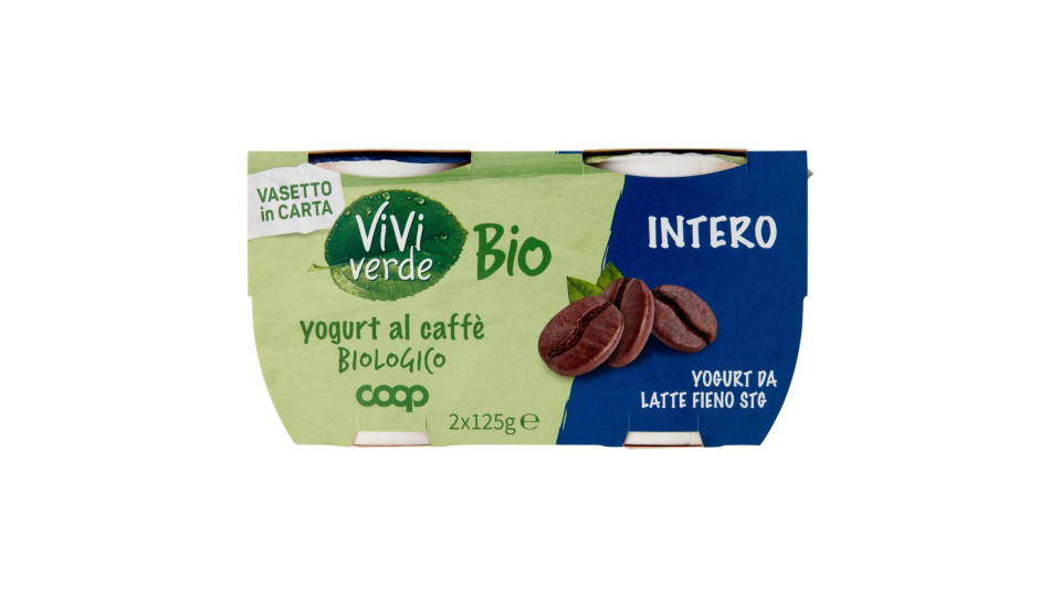 Yogurt Al Caffè Biologico Intero 2 X 125 G