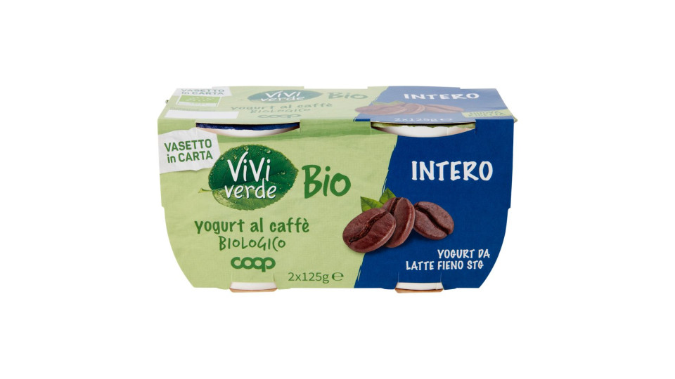 Yogurt Al Caffè Biologico Intero 2 X 125 G