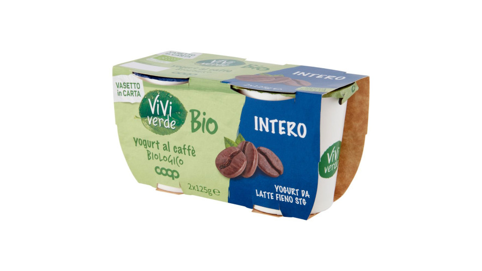 Yogurt Al Caffè Biologico Intero 2 X 125 G