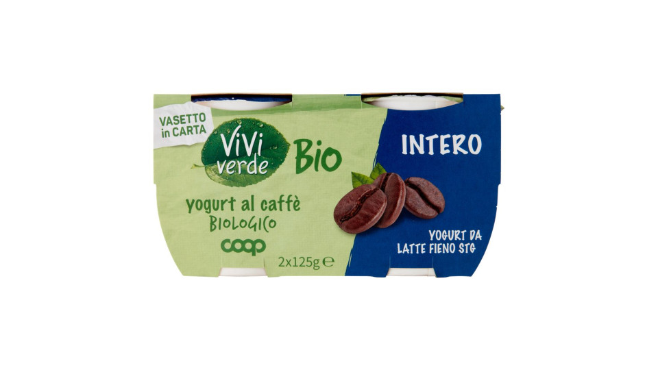 Yogurt Al Caffè Biologico Intero 2 X 125 G