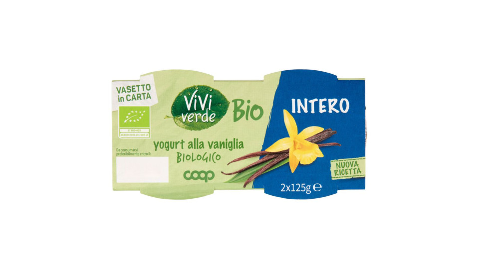 Yogurt Alla Vaniglia Biologico Intero 2 X 125 G
