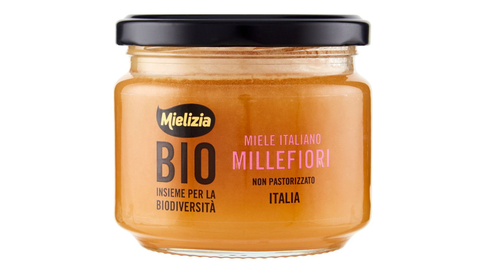 Mielizia Bio Miele Italiano Millefiori Non Pastorizzato 300 G