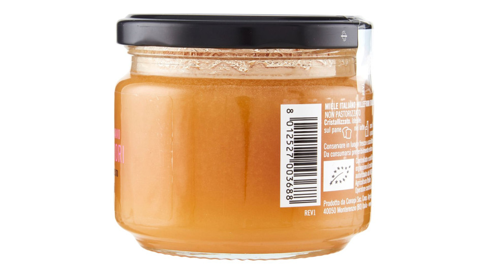 Mielizia Bio Miele Italiano Millefiori Non Pastorizzato 300 G
