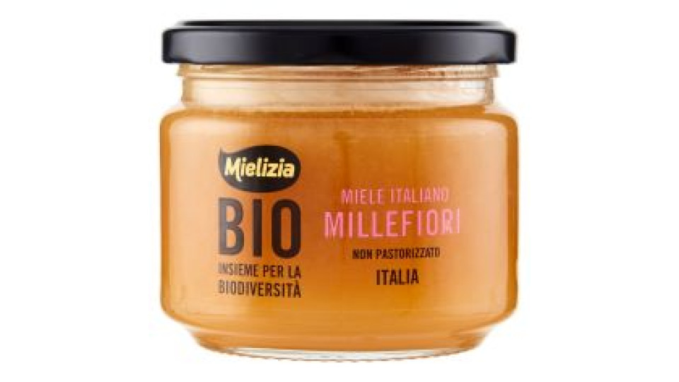 Mielizia Bio Miele Italiano Millefiori Non Pastorizzato 300 G
