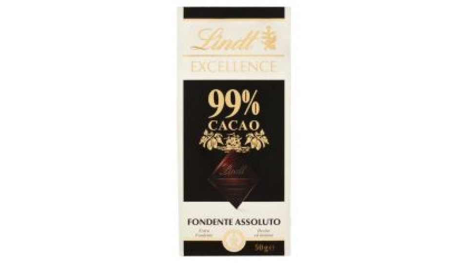 Lindt Excellence Tavoletta Cioccolato Fondente 100% 50 G