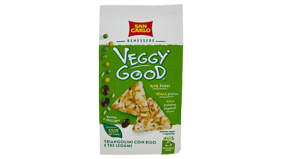 San Carlo Benessere Veggy Good Triangolini Con Riso E Tre Legumi 65 G