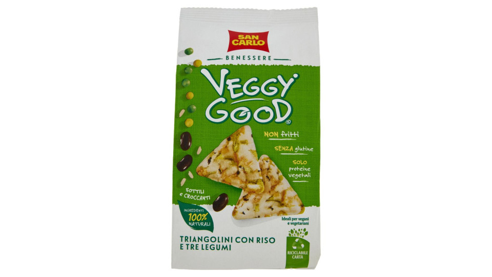 San Carlo Benessere Veggy Good Triangolini Con Riso E Tre Legumi 65 G