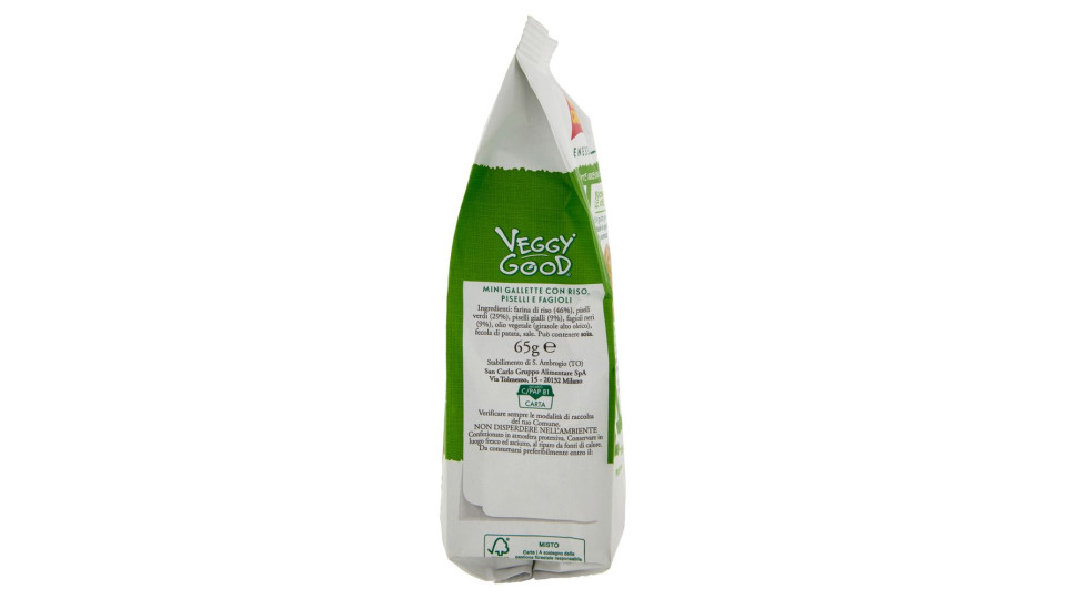San Carlo Benessere Veggy Good Triangolini Con Riso E Tre Legumi 65 G