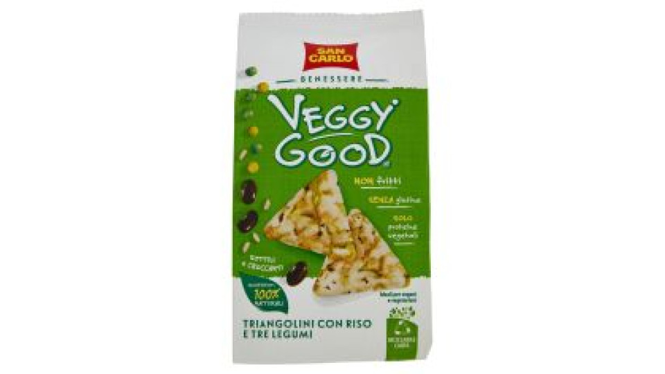 San Carlo Benessere Veggy Good Triangolini Con Riso E Tre Legumi 65 G