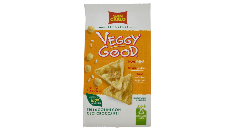 San Carlo Benessere Veggy Good Triangolini Con Ceci Croccanti 65 G