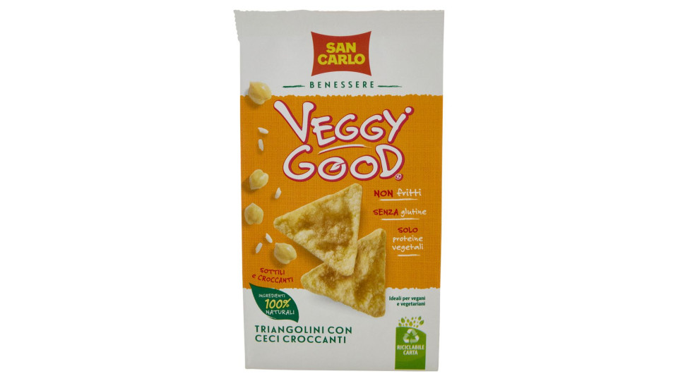 San Carlo Benessere Veggy Good Triangolini Con Ceci Croccanti 65 G