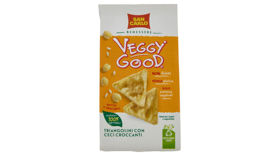 San Carlo Benessere Veggy Good Triangolini Con Ceci Croccanti 65 G