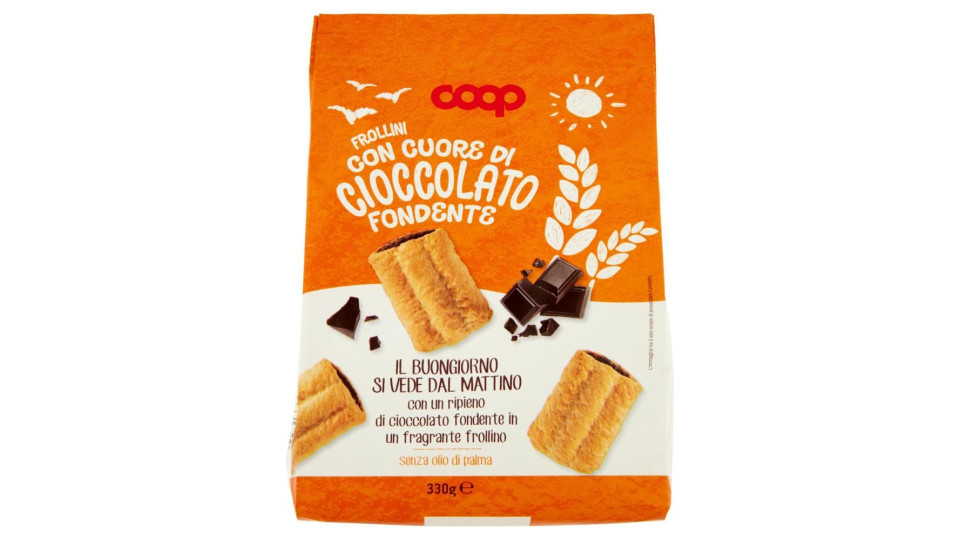Frollini Con Cuore Di Cioccolato Fondente 330 G