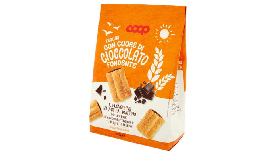 Frollini Con Cuore Di Cioccolato Fondente 330 G