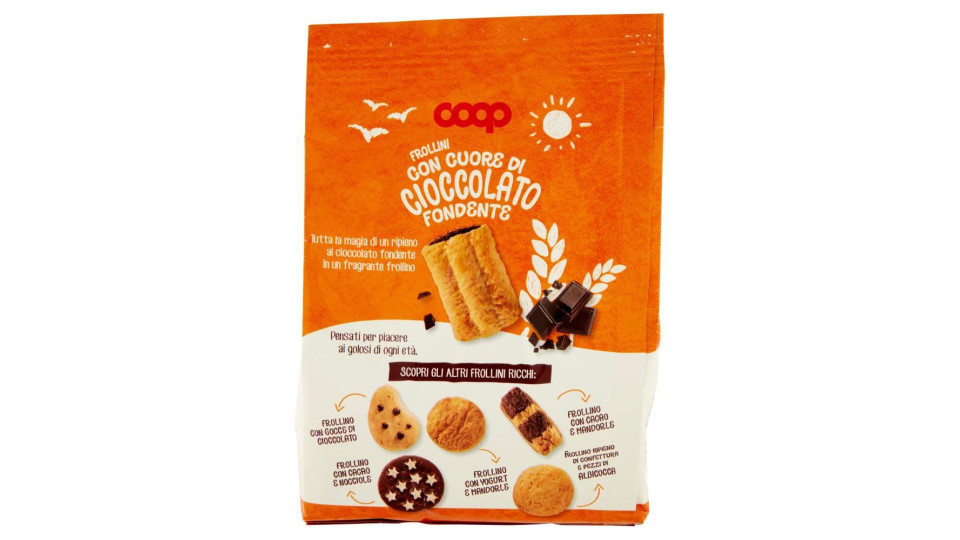 Frollini Con Cuore Di Cioccolato Fondente 330 G