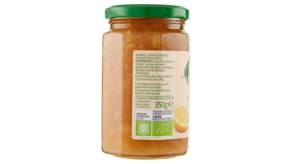 Limone E Zenzero Biologico 350 G