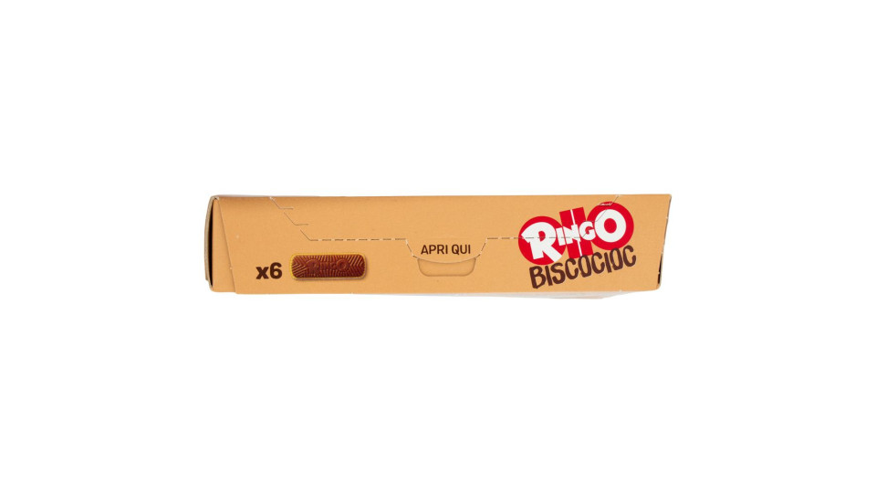Ringo Snack Biscocioc Con Nocciole 100% Italiane E Cereali Croccanti 6 Porzioni 162g