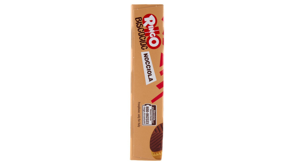 Ringo Snack Biscocioc Con Nocciole 100% Italiane E Cereali Croccanti 6 Porzioni 162g