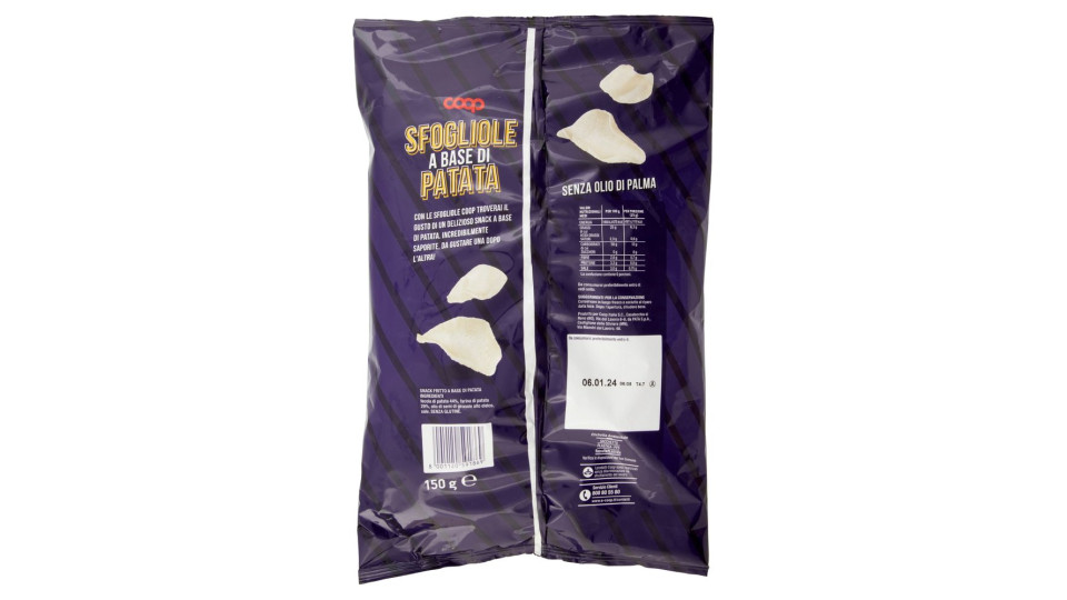 Sfogliole A Base Di Patata 150 G