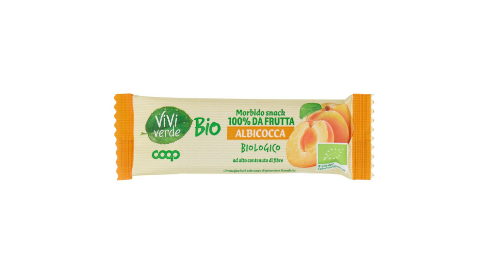 Morbido Snack 100% Da Frutta Albicocca Biologico 32 G