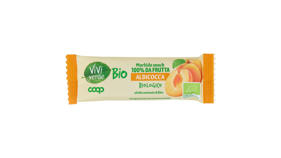 Morbido Snack 100% Da Frutta Albicocca Biologico 32 G