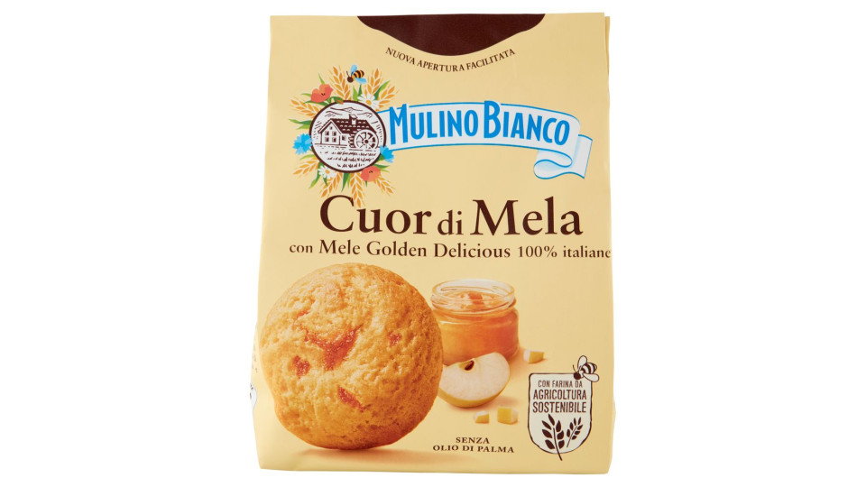 Mulino Bianco Cuor Di Mela Biscotti Con Mele 100% Italiane 300g