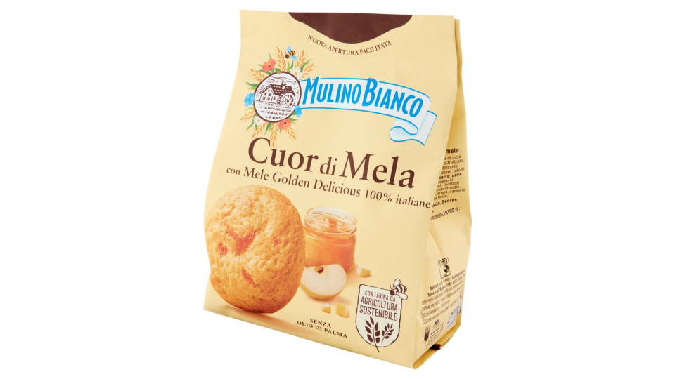Mulino Bianco Cuor Di Mela Biscotti Con Mele 100% Italiane 300g