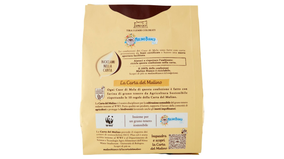 Mulino Bianco Cuor Di Mela Biscotti Con Mele 100% Italiane 300g