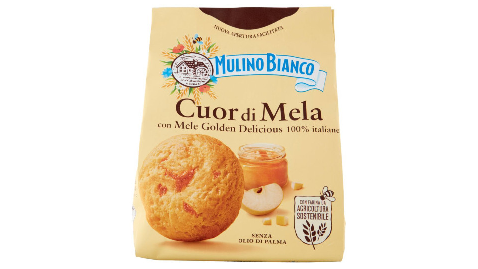 Mulino Bianco Cuor Di Mela Biscotti Con Mele 100% Italiane 300g