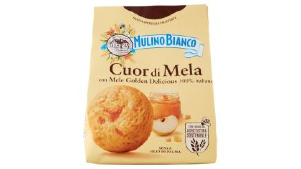 Mulino Bianco Cuor Di Mela Biscotti Con Mele 100% Italiane 300g
