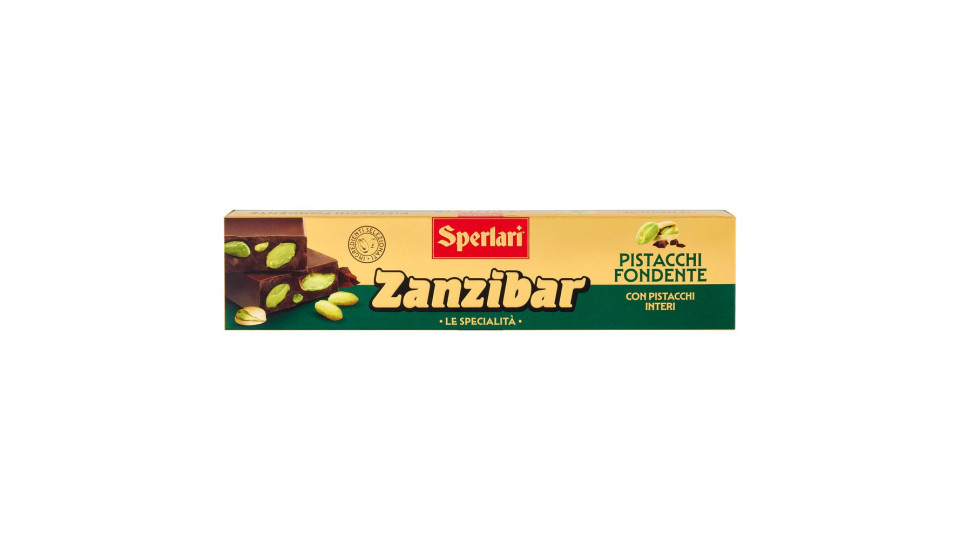Sperlari Zanzibar Le Specialità Pistacchi Fondente Con Pistacchi Interi 200 G