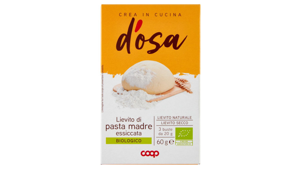 Lievito Di Pasta Madre Essiccata Biologico 3 X 20 G