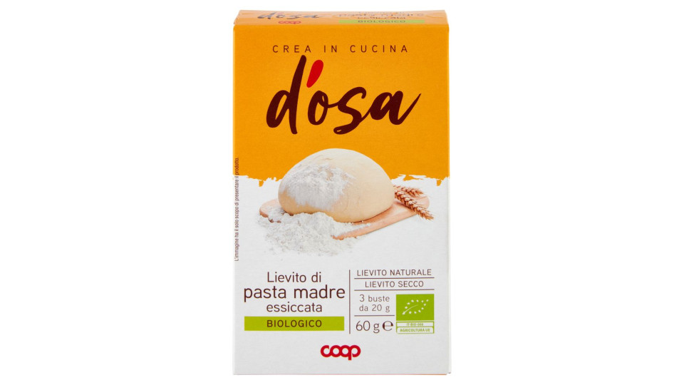 Lievito Di Pasta Madre Essiccata Biologico 3 X 20 G