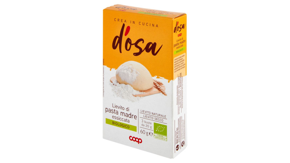 Lievito Di Pasta Madre Essiccata Biologico 3 X 20 G