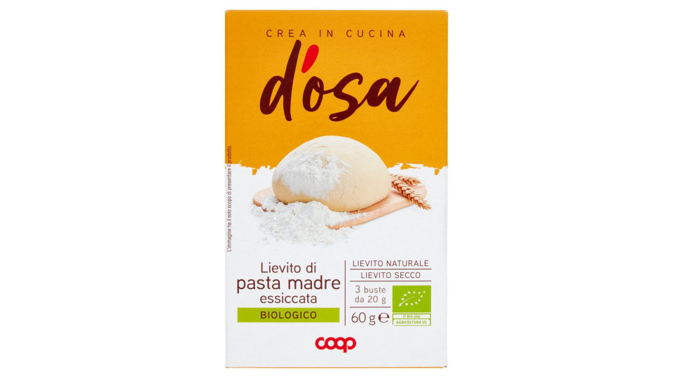 Lievito Di Pasta Madre Essiccata Biologico 3 X 20 G
