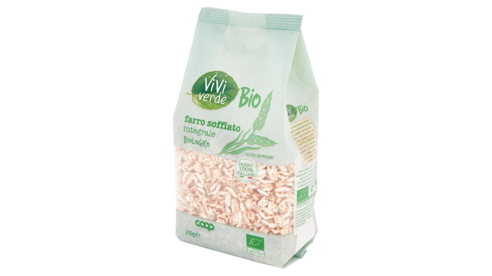 Farro Soffiato Integrale Biologico 100 G