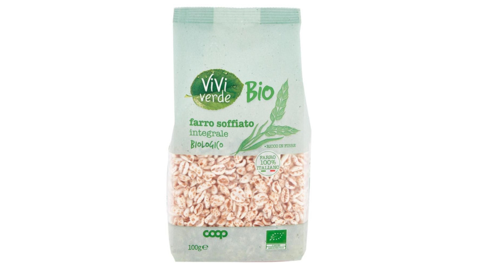 Farro Soffiato Integrale Biologico 100 G
