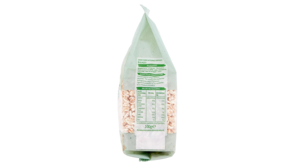 Farro Soffiato Integrale Biologico 100 G