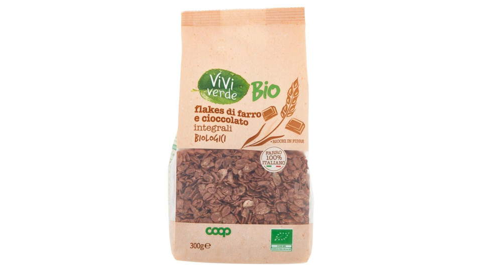 Flakes Di Farro E Cioccolato Integrali Biologici 300 G