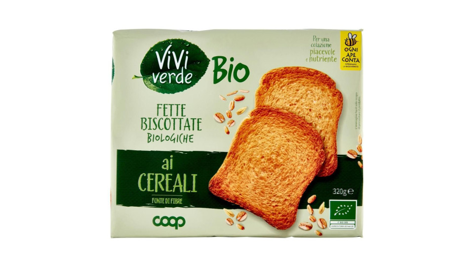 Fette Biscottate Biologiche Ai Cereali 320 G
