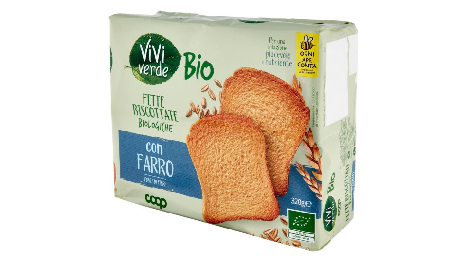 Fette Biscottate Biologiche Con Farro 320 G